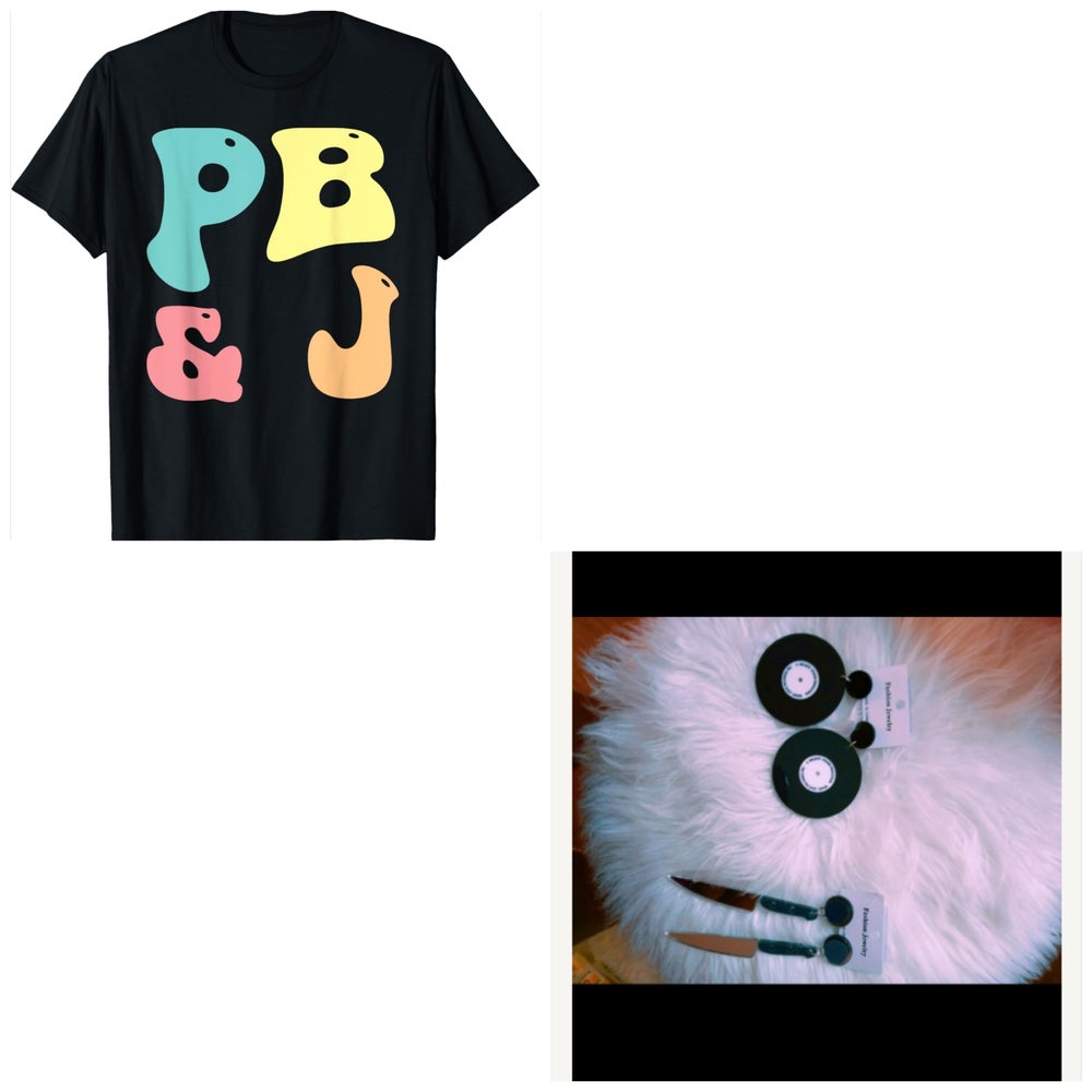 Kids Black PB&J Graphic T-Shirt